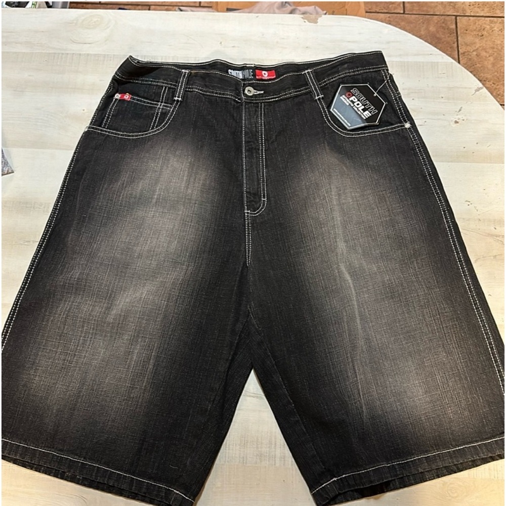 South Pole men’s denim short black